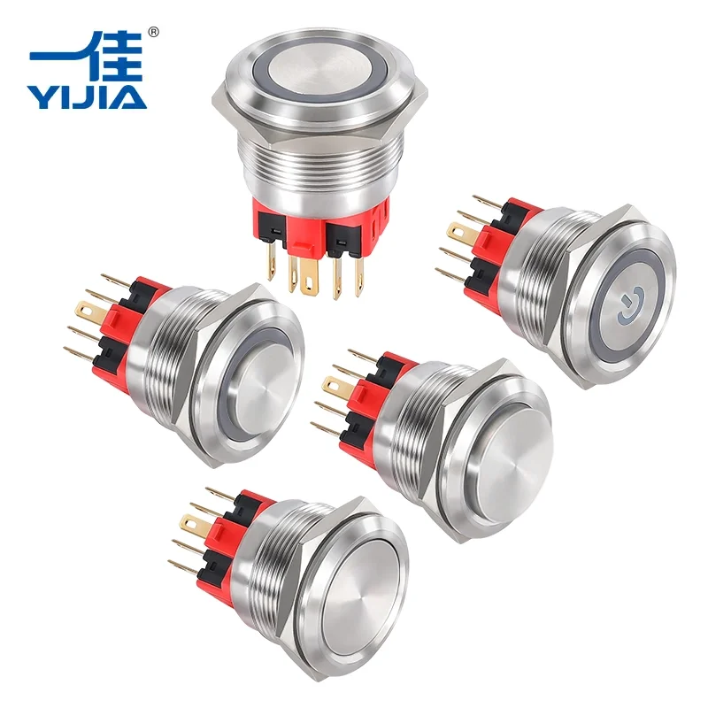 16mm 10 Amp Push Button Switch